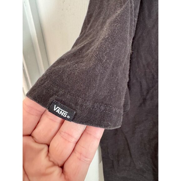 Vans Dark Times Graphic Print Skull Short Sleeve Classic Fit T-Shirt Size XL - Picture 9 of 9